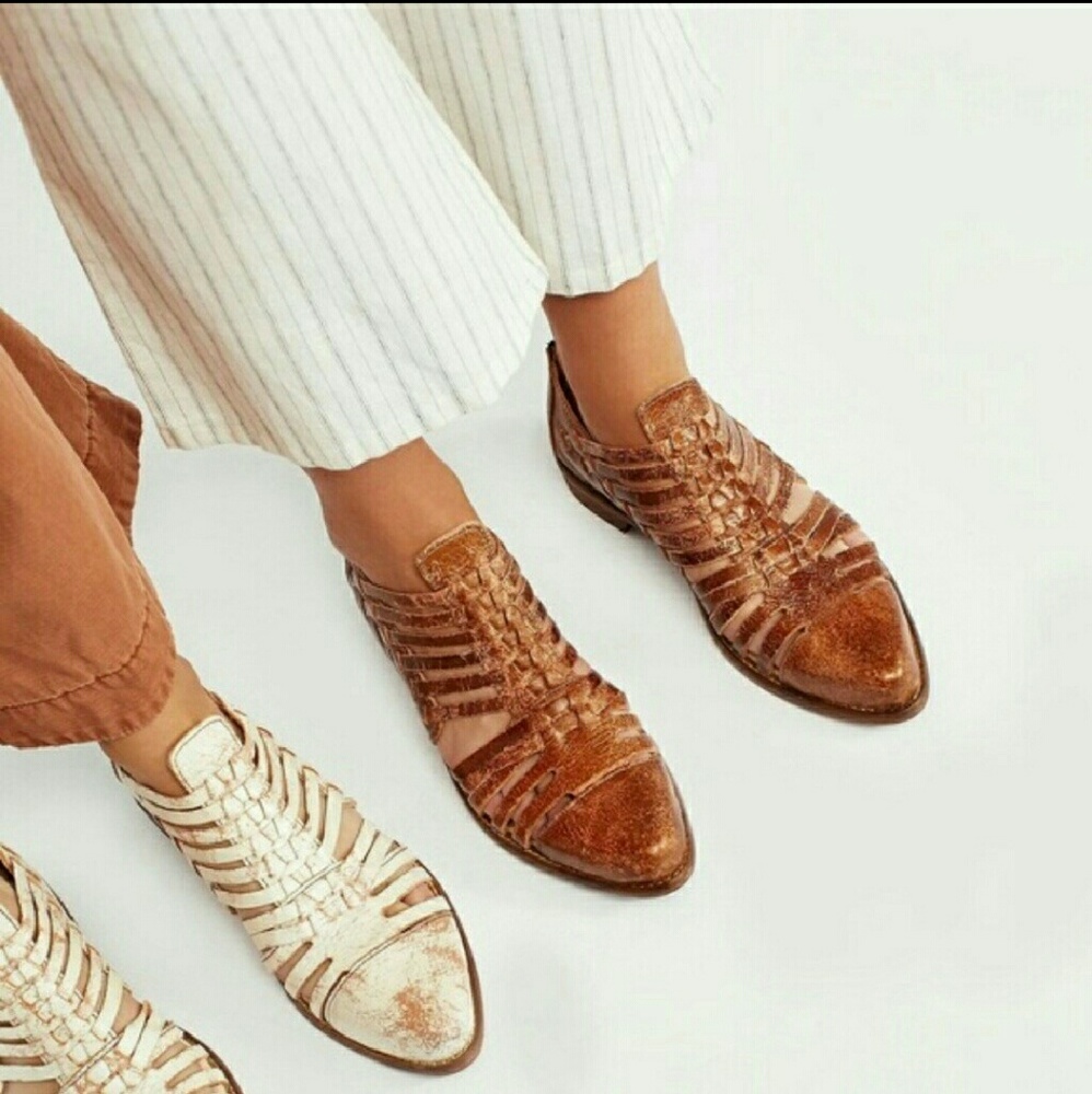 Free People Bed Stu Leather Sandal Bootie